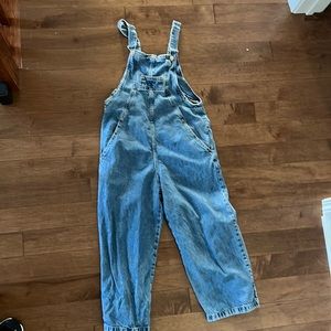 Girls Zara cropped overalls size 15-16 in excellent used condition